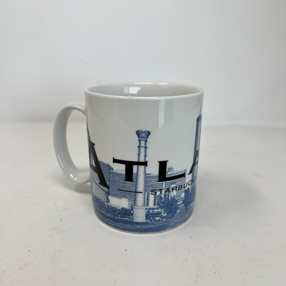 Starbucks Coffee Mug 2002 Atlanta "Hotlanta" Skyline Series Barista Collectibles